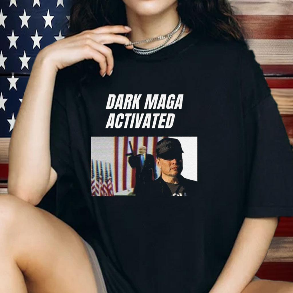 Elon Musk Supports Trump to Save Democracy ,Dark MAGA Shirt