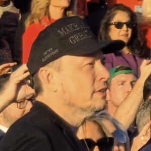 Elon Musk Dark MAGA Hat