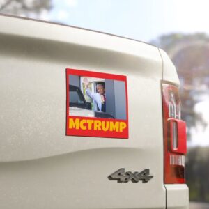 Funny Mc Donald Trump Car Magnet