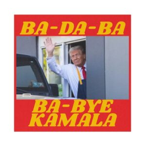 Funny Mc Donald Trump Car Magnet, Ba-Da-Ba-Ba-Bye