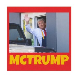 Funny Mc Donald Trump Car Magnet