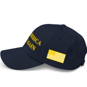 GOLD DARK MAGA HAT (Navy Color)GOLD DARK MAGA HAT (Navy Color)