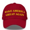 GOLD DARK MAGA HAT (Red Color)
