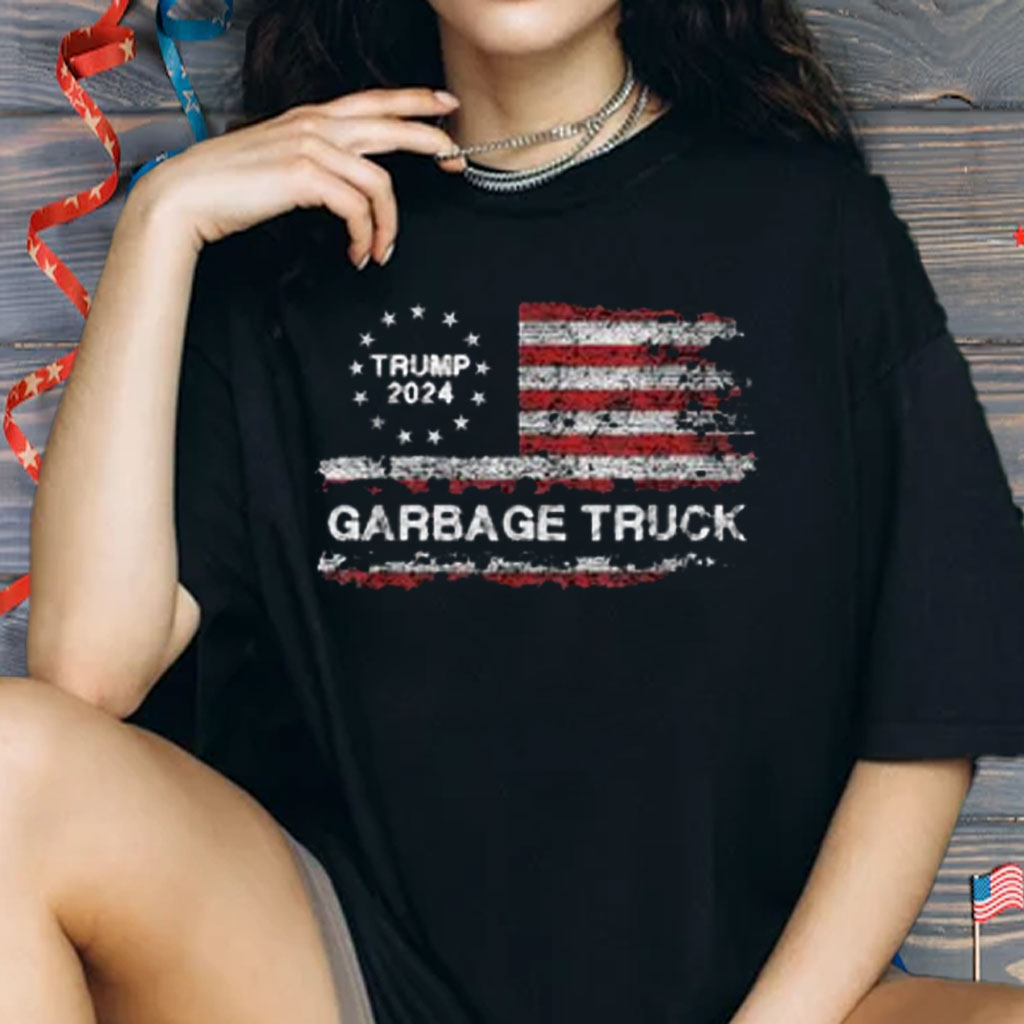 Garbage Truck - Trump Supporter Garbage Trump 2024 T-Shirt