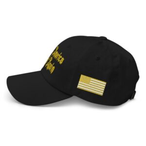 Gold Dark Gothic MAGA Hat