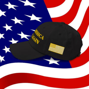 Gold Dark MAGA Hat