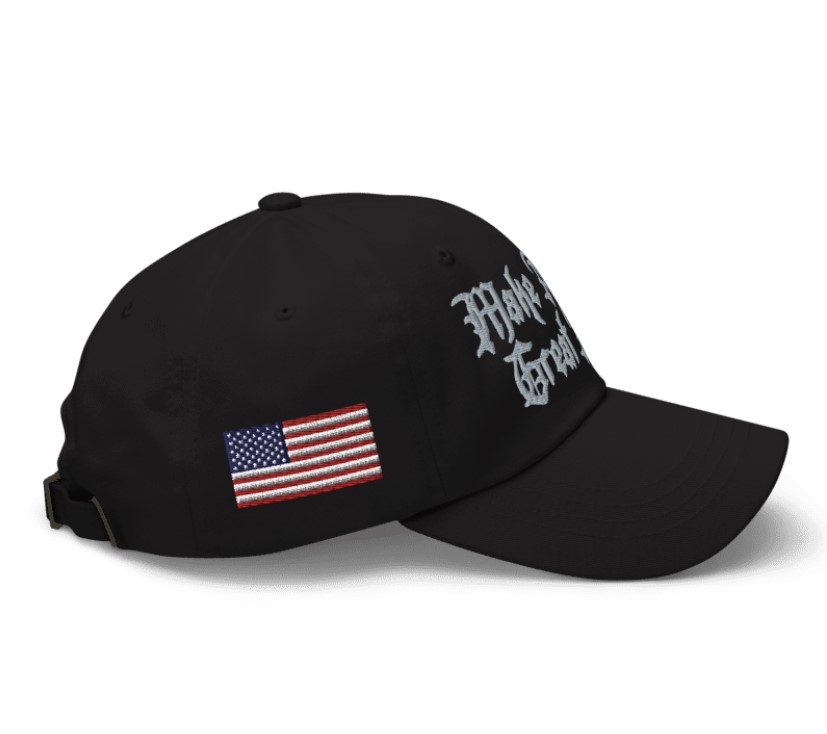 Gothic Dark MAGA Hat Make America Great Again