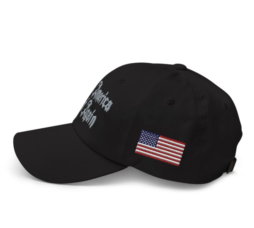 Gothic Dark MAGA Hat Make America Great Again
