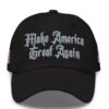 Gothic Dark MAGA Hat Make America Great Again