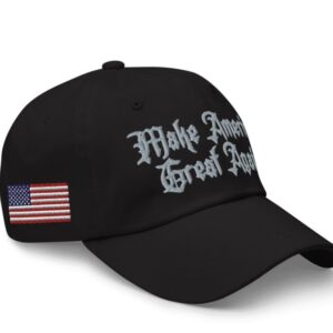 Gothic Dark MAGA Hat Make America Great Again