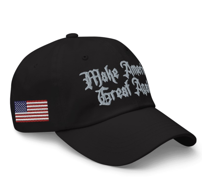 Gothic Dark MAGA Hat Make America Great Again