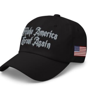 Gothic Dark MAGA Hat Make America Great Again