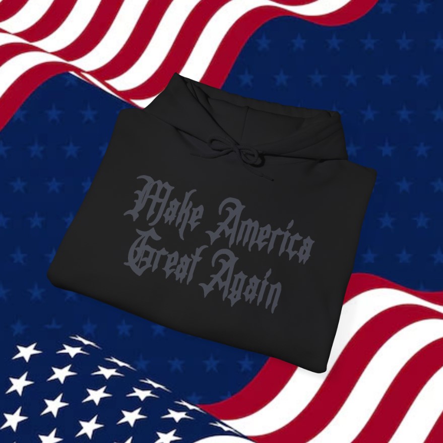 Gothic Dark MAGA Hoodie Shirt
