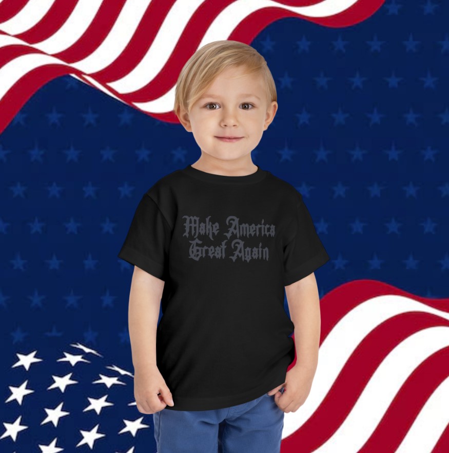 Gothic Dark MAGA Kid T-Shirt