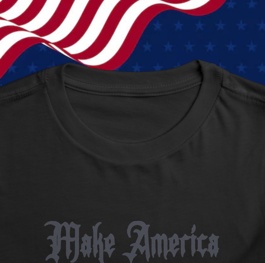 Gothic Dark MAGA Kid T-Shirt
