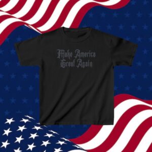 Gothic Dark MAGA Kid T-Shirt