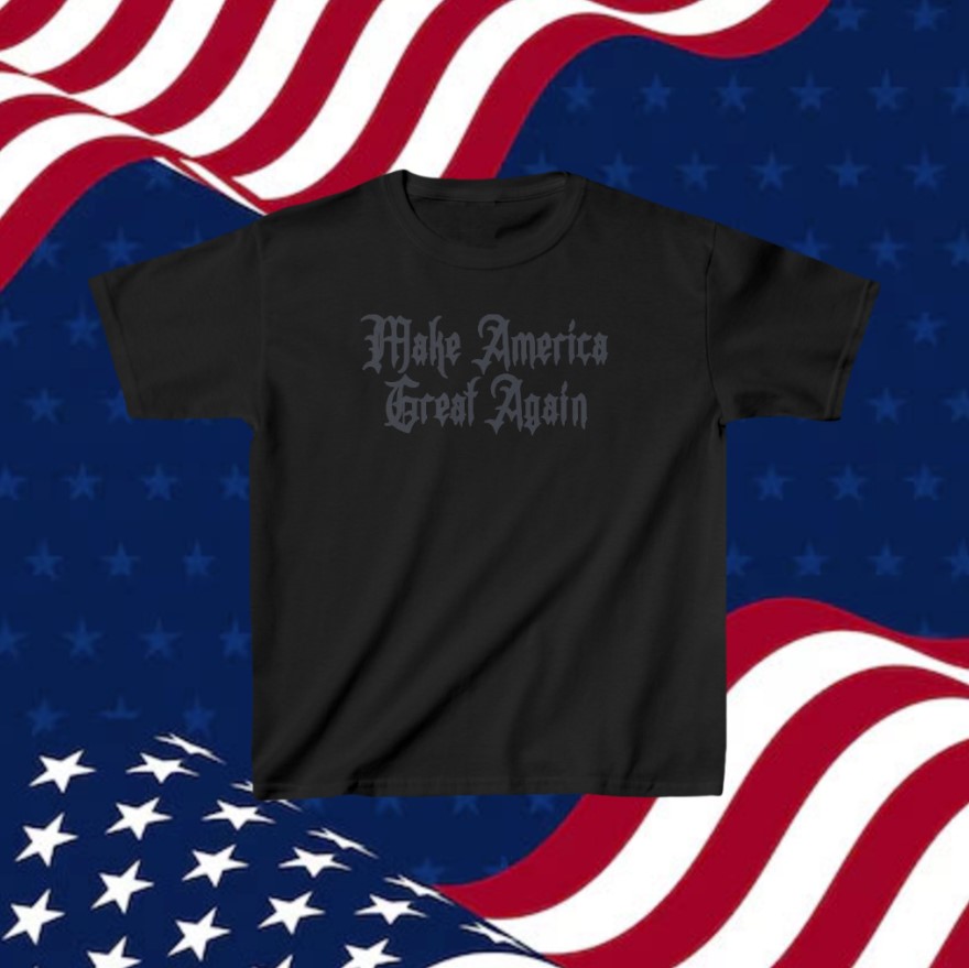 Gothic Dark MAGA Kid T-Shirt