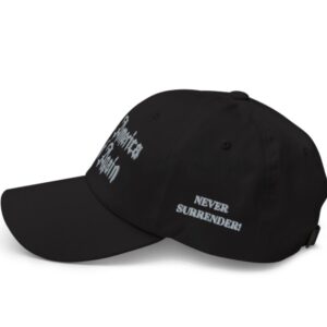 Gothic Dark Never Surrender MAGA Hat