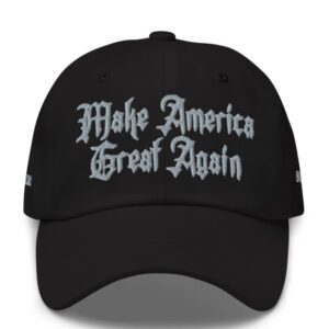 Gothic Dark Never Surrender MAGA Hat