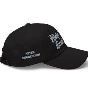 Gothic Dark Never Surrender MAGA Hat