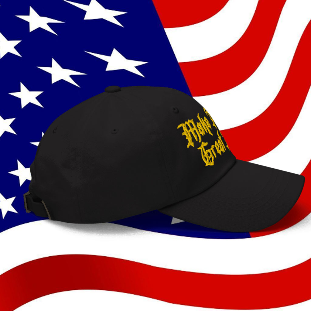Gothic Gold Dark Maga Hat