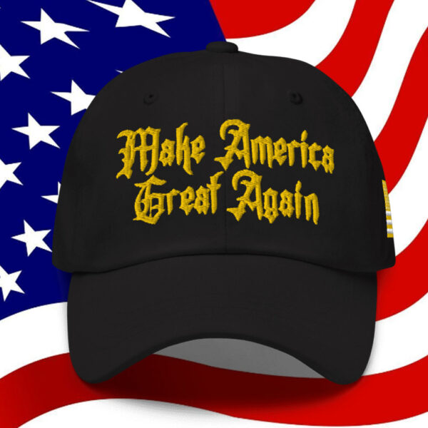 Gothic Gold Dark Maga Hat