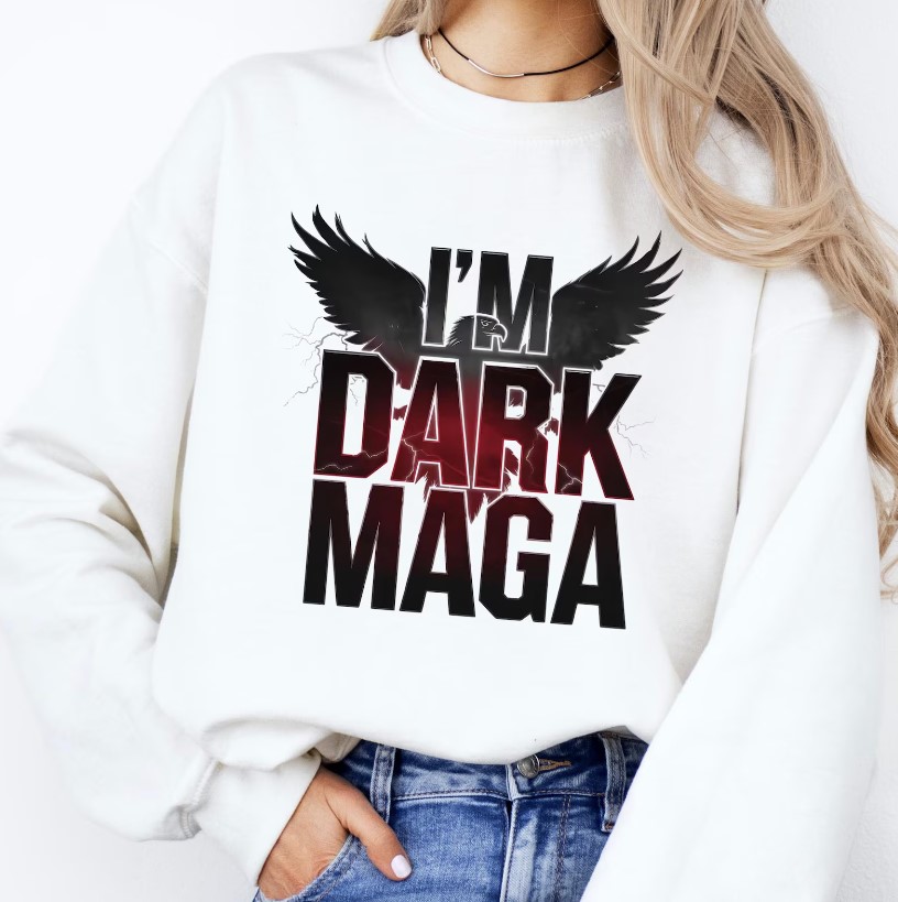 I'm Dark MAGA – Elon Musk x Trump 2024 Sweatshirt