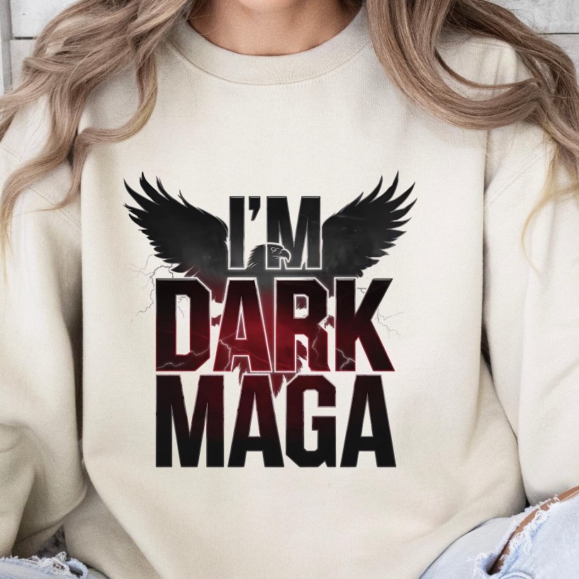 I'm Dark MAGA – Elon Musk x Trump 2024 Sweatshirt