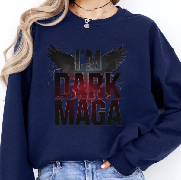 I'm Dark MAGA – Elon Musk x Trump 2024 Sweatshirt