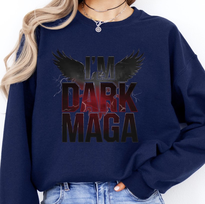 I'm Dark MAGA – Elon Musk x Trump 2024 Sweatshirt