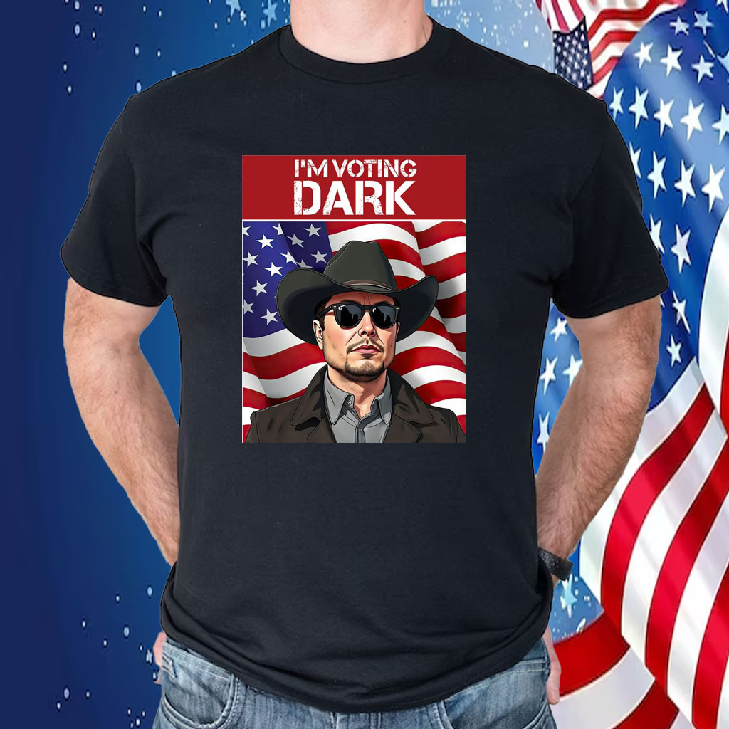 I'm Voting Dark Maga 2024 Patriotic Elon Musk Shirt