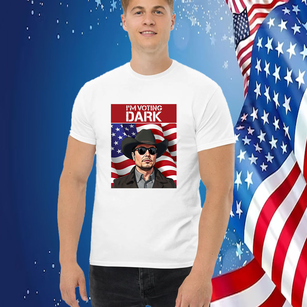 I'm Voting Dark Maga 2024 Patriotic Elon Musk Shirt