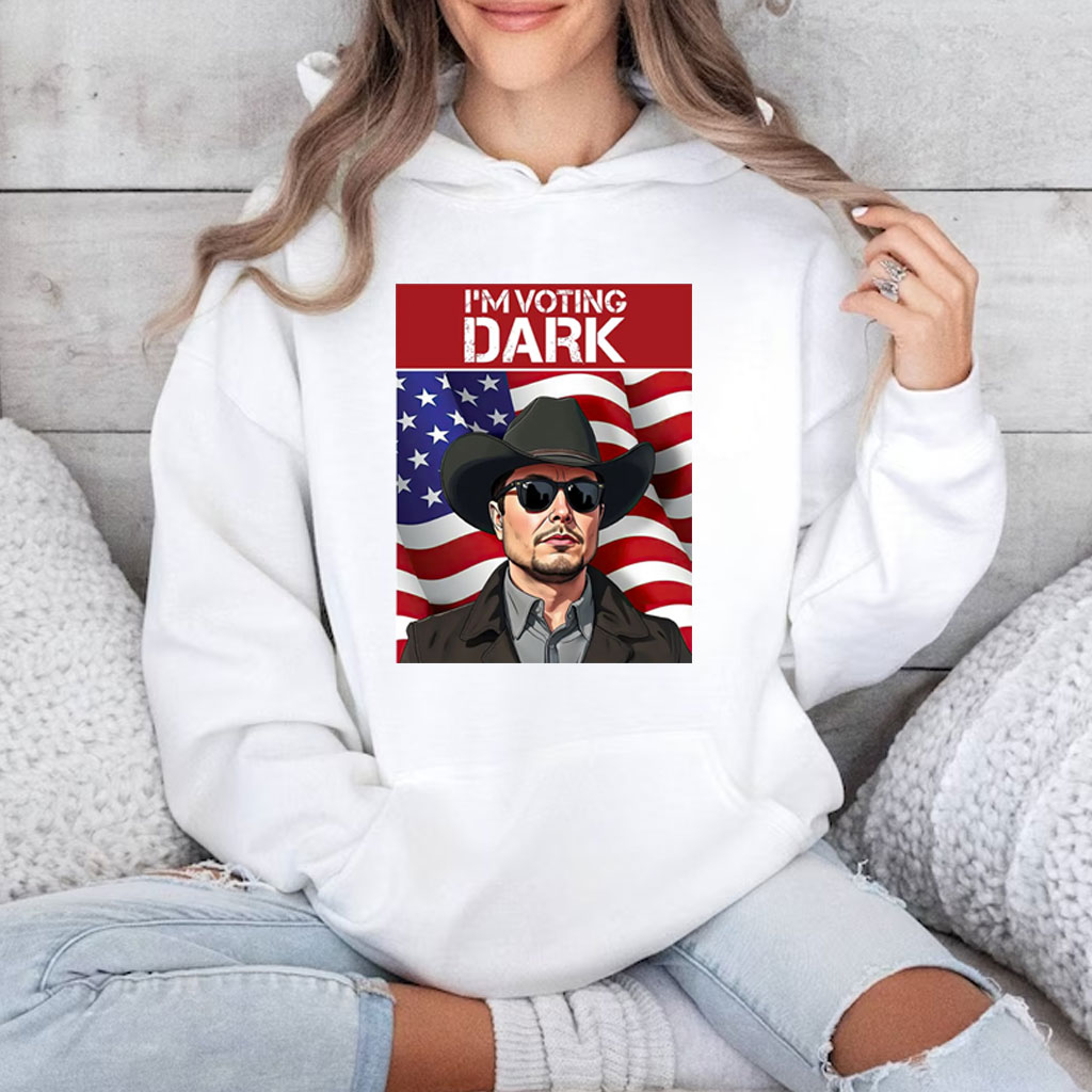 I'm Voting Dark Maga 2024 Patriotic Elon Musk Shirt