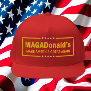 MAGADonald's BigMAGA Embroidery Trump Hat