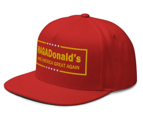 MAGADonald's BigMAGA Embroidery Trump Hat