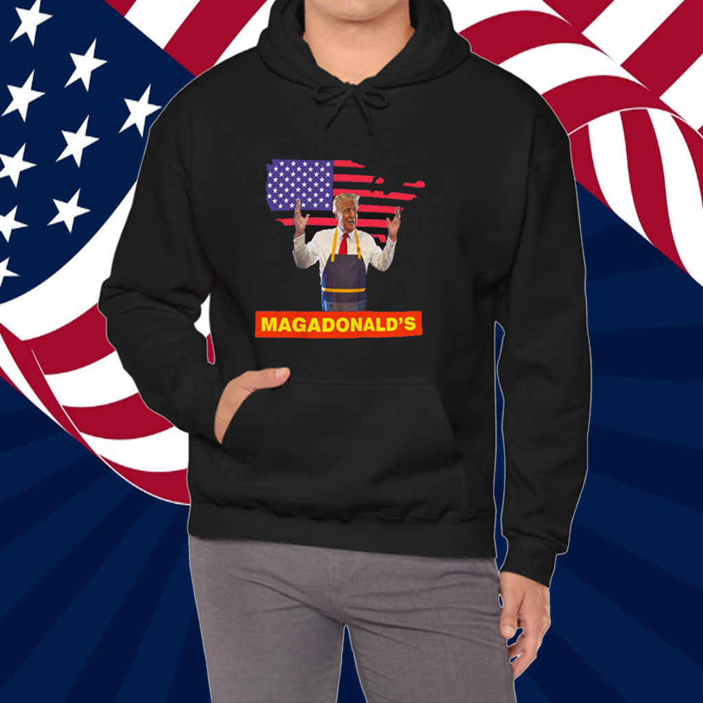 MAGAdonaldās Trump wear Restaurant Uniform for Election Year Shirt