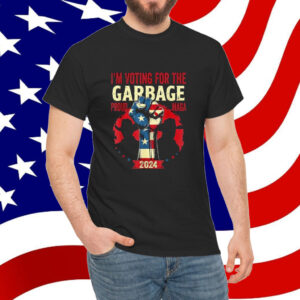 Maga Proud I'm Voting For Garbage Trump 2024 T-Shirt