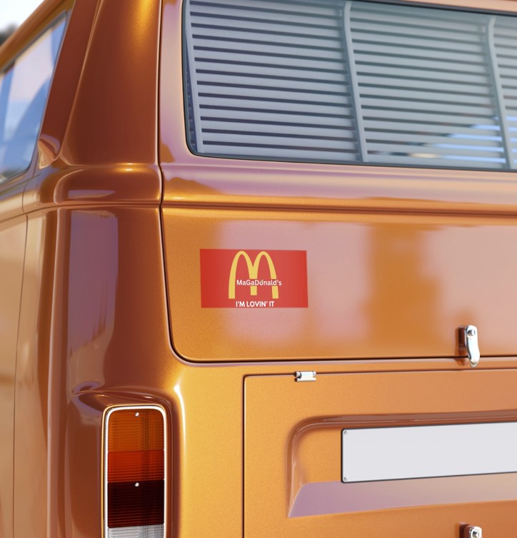 Magadonalds I’m Lovin’ It Bumper Stickers