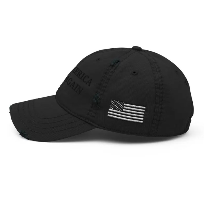 Make America Great Again Hat Trump Elon Musk Dark MAGA Never Surrender