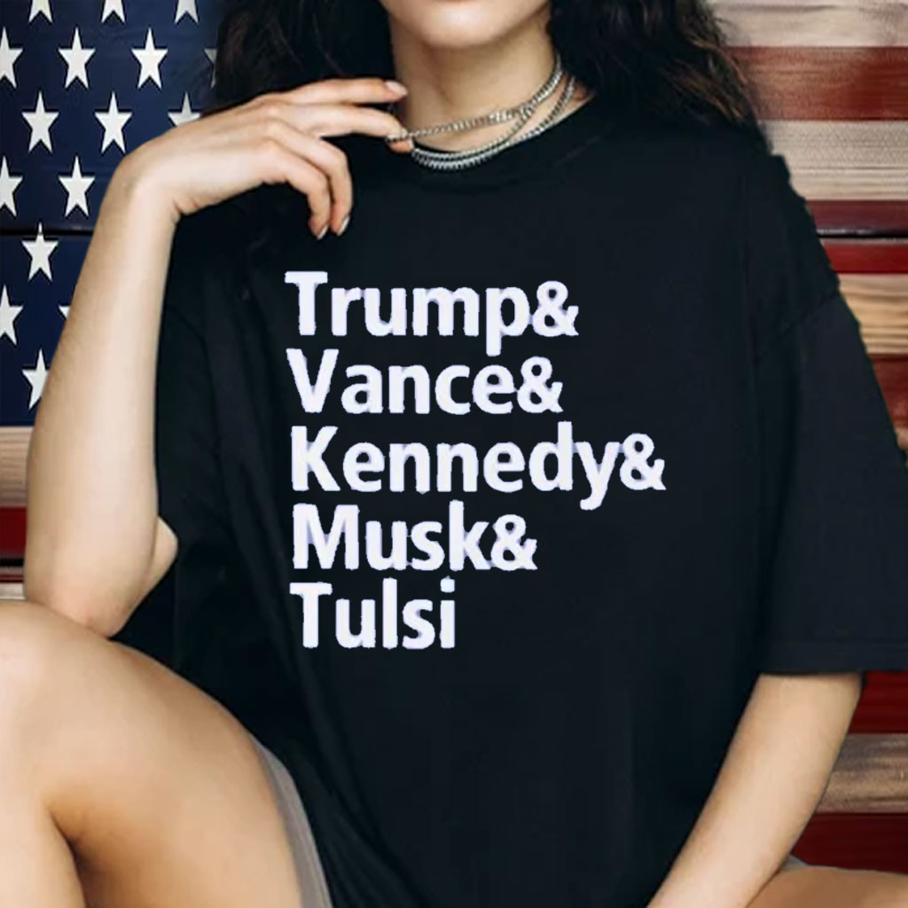 Make America Great MAGA Trump Vance Kennedy Musk Gabbard RFK Jr Republican Gifts USA Shirt