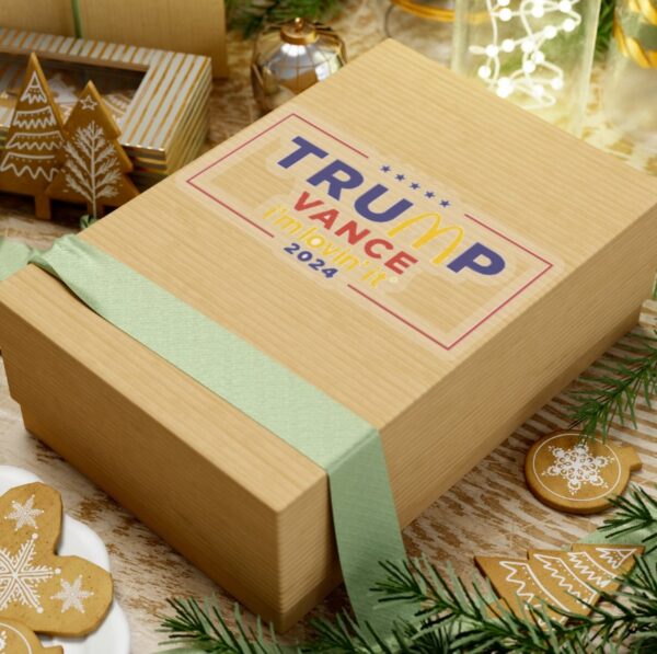 McDonald’s Trump vance I’m Lovin’ It Kiss-Cut Stickers
