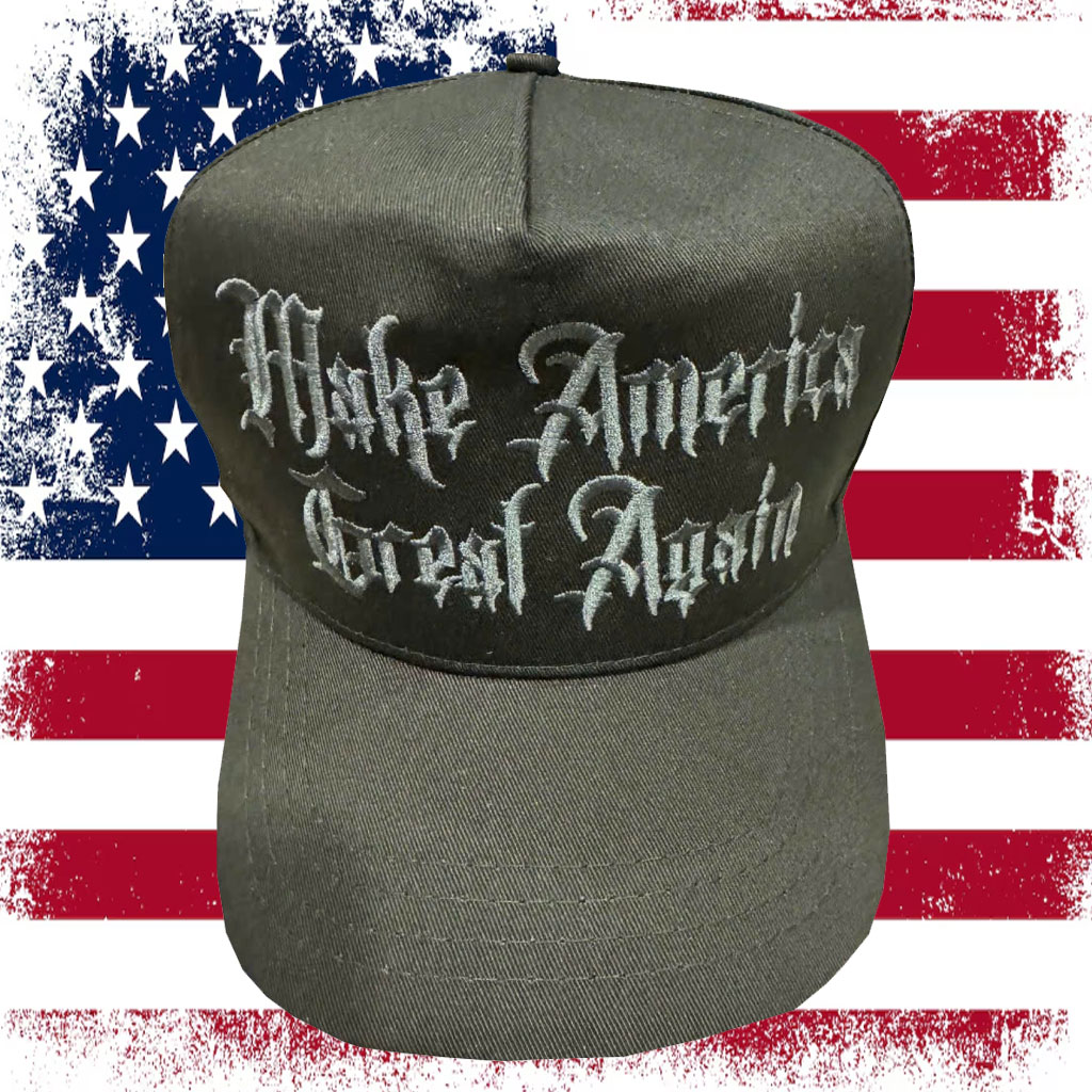 NEW! Dark Gothic MAGA Hat