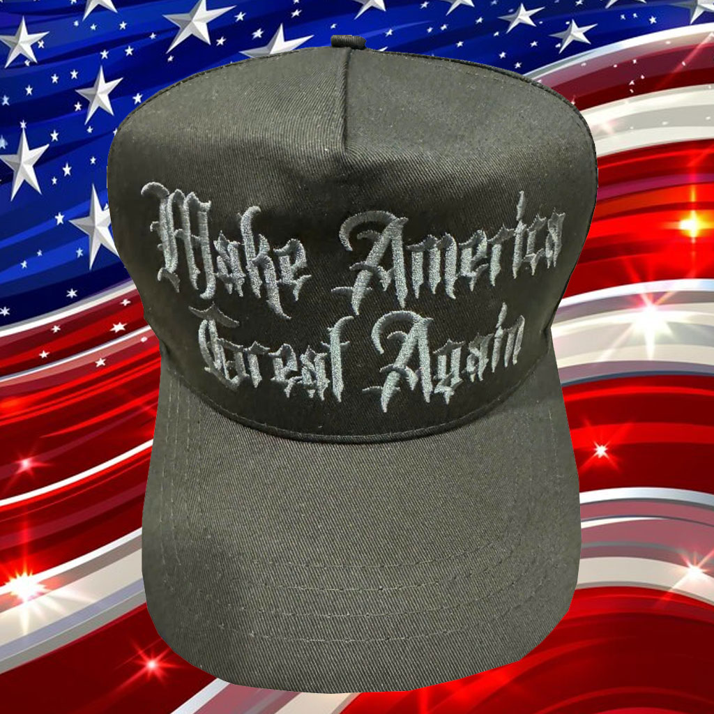 NEW! Dark Gothic MAGA Hat