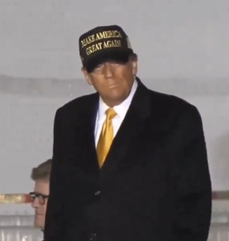 Official President Trump BLACK & GOLD MAGA HAT