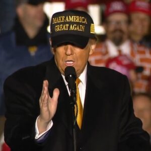 Official President Trump BLACK & GOLD MAGA HAT