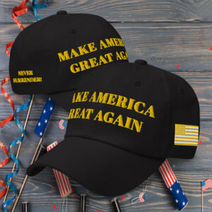Official President Trump BLACK & GOLD MAGA HAT