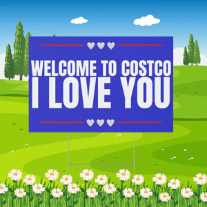 Plastic Political Yard Sign - 2024 Election
