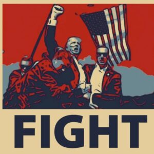 Fight Donald Trump Sticker