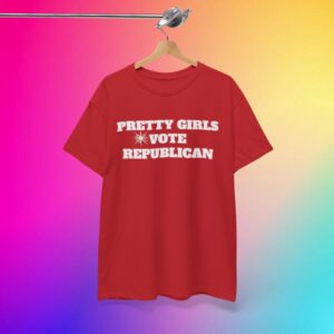 Pretty Girls Vote Republican, Elon Musk and Trump Dark MAGA Rally Shirt