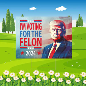 Pro-Trump Yard Sign Trump 2024 & Vance